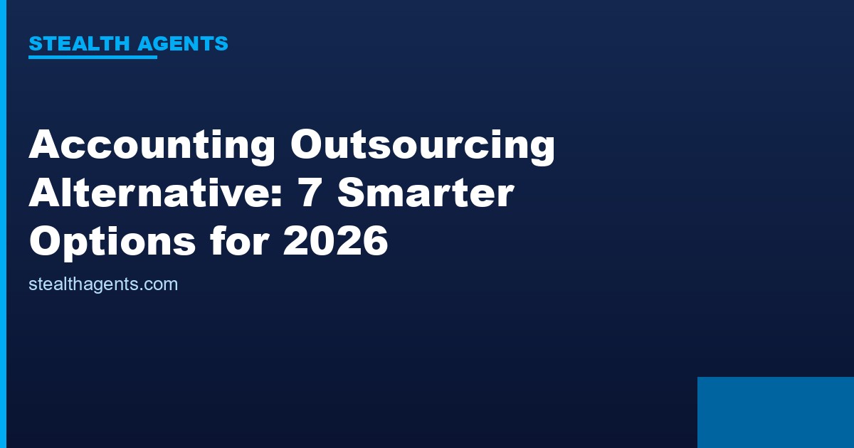 Accounting outsourcing alternative options compared for 2026