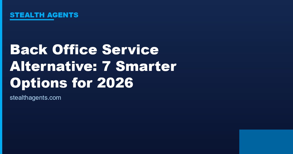 Back office service alternative options compared for 2026
