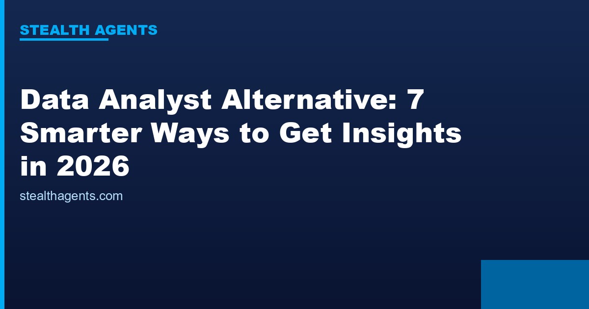 Data analyst alternative options compared for 2026