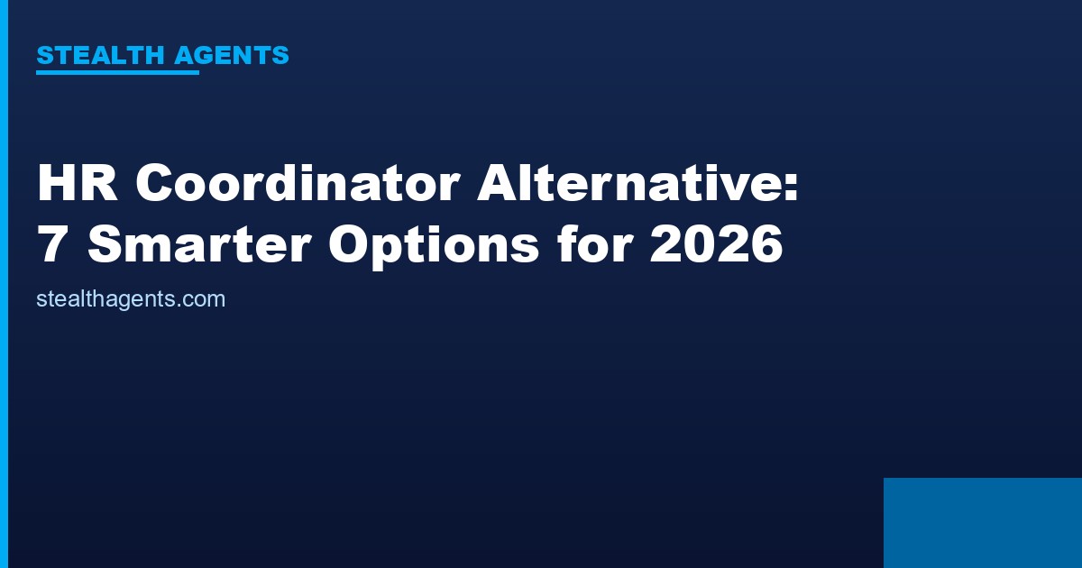 HR coordinator alternative options compared for 2026