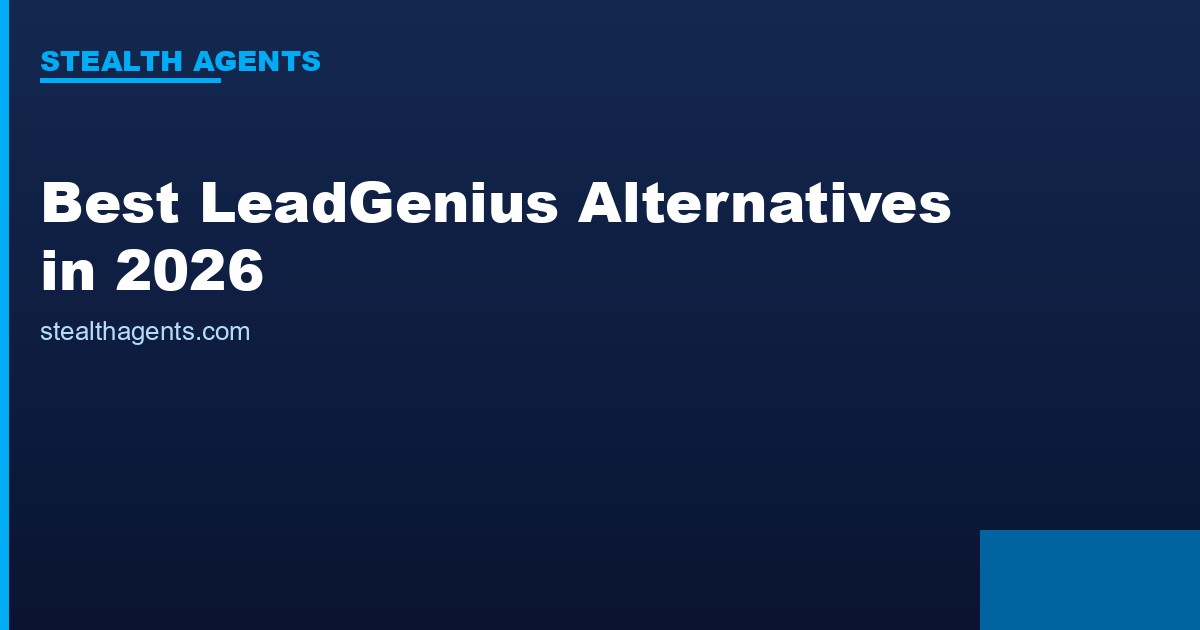 Best LeadGenius Alternatives in 2026: Top Services Compared
