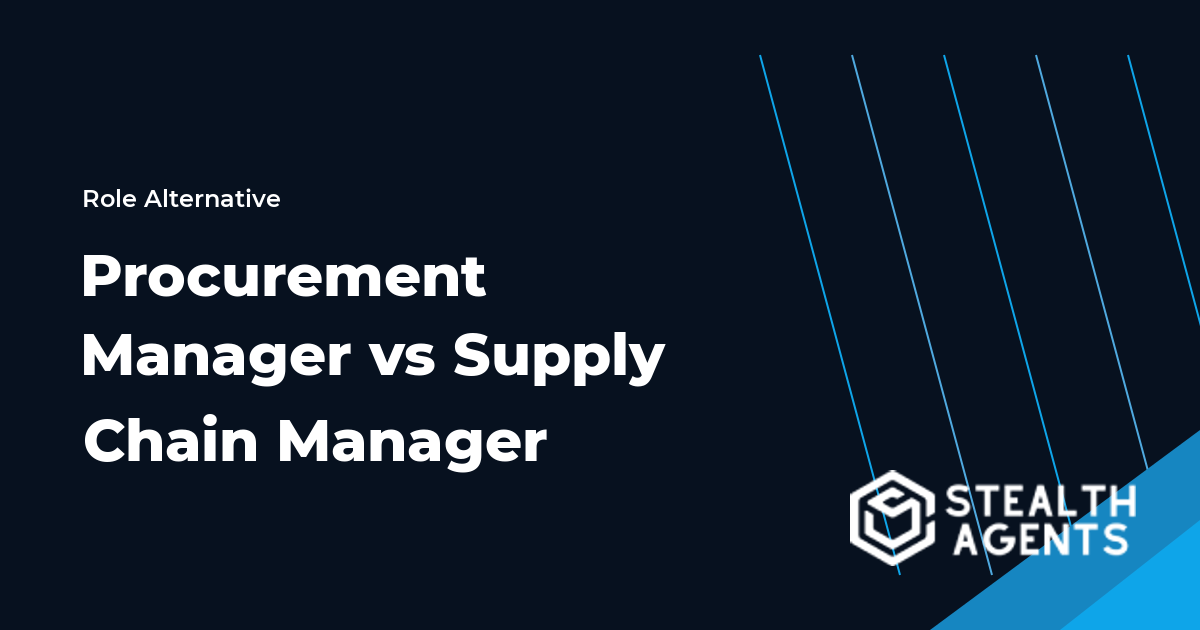 Procurement Manager vs Supply Chain Manager role comparison