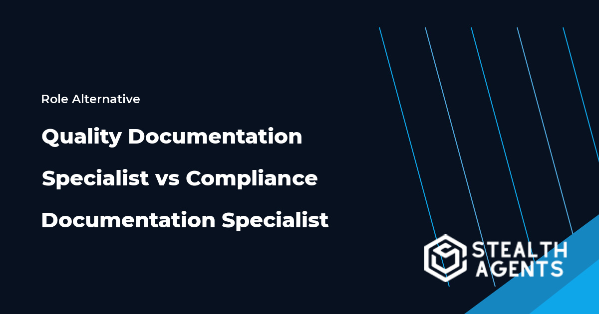 Quality Documentation Specialist and Compliance Documentation Specialist role comparison