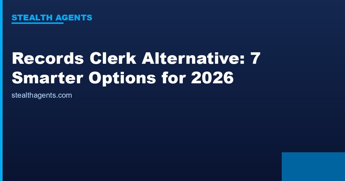 Records clerk alternative options compared for 2026