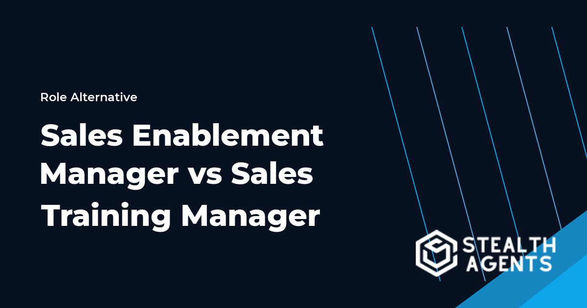 Sales Enablement Manager vs Sales Training Manager role comparison