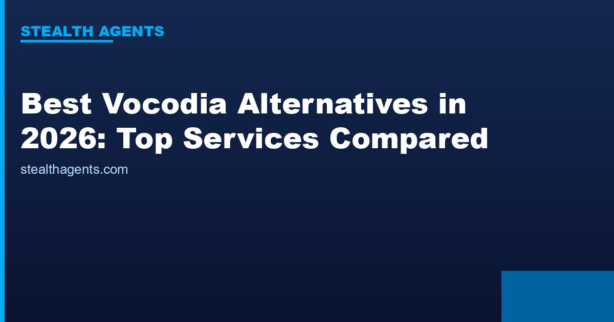 Best Vocodia Alternatives in 2026: Top Services Compared