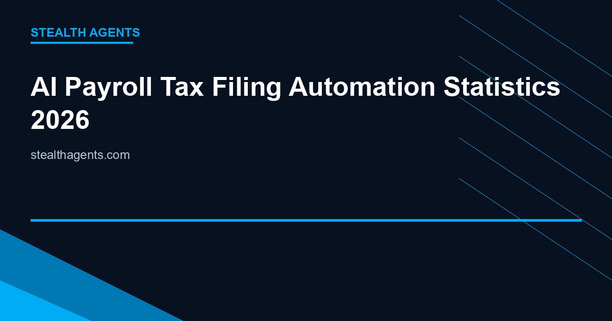 AI Payroll Tax Filing Automation Statistics 2026: Adoption, Accuracy, and Cost Data