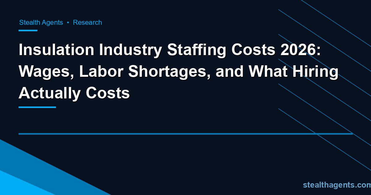 Insulation industry staffing costs 2026: wages, labor shortages, and what hiring actually costs