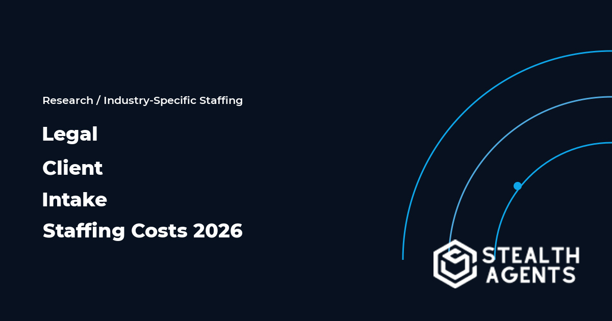 Legal client intake staffing costs in 2026