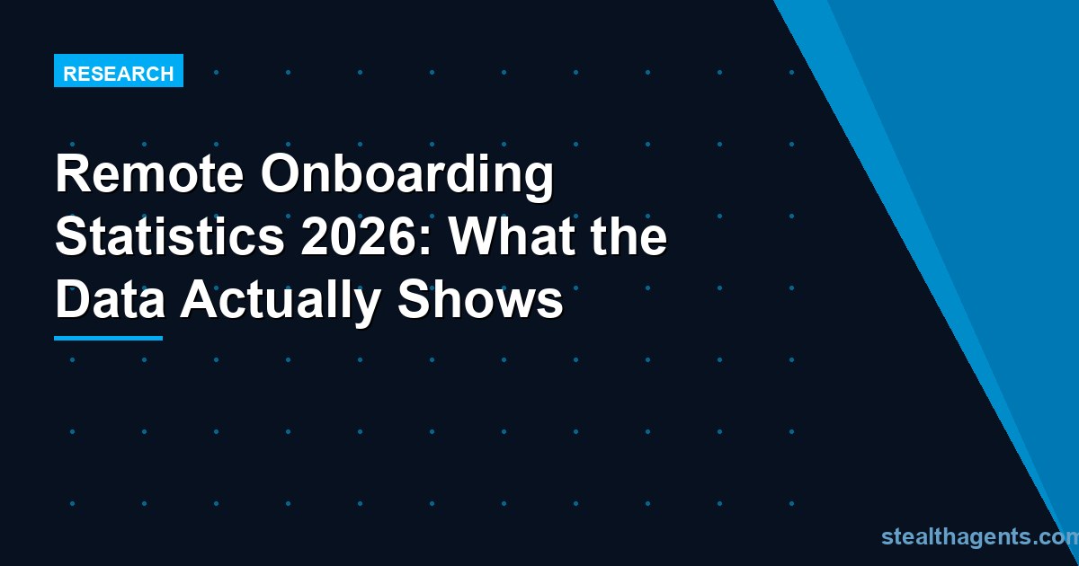 Remote Onboarding Statistics 2026: What the Data Actually Shows