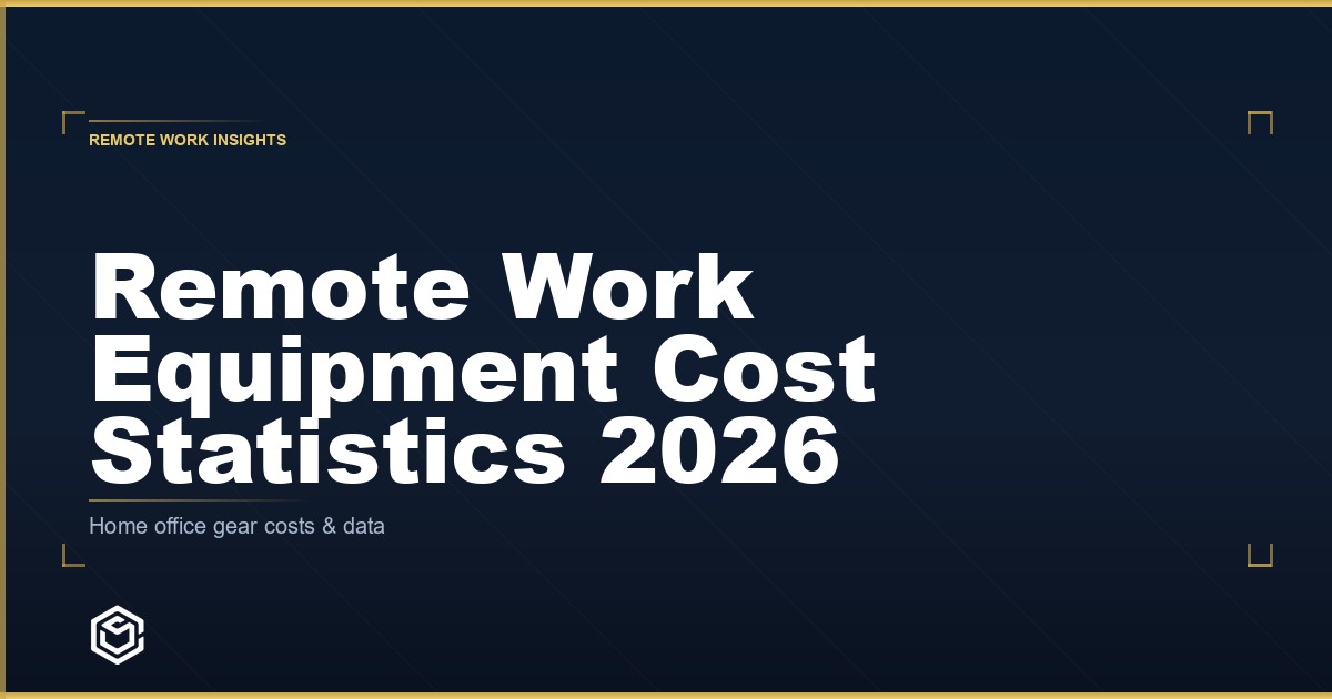Remote Work Equipment Cost Statistics 2026: Home Office Setup, Stipends & Employer Spend