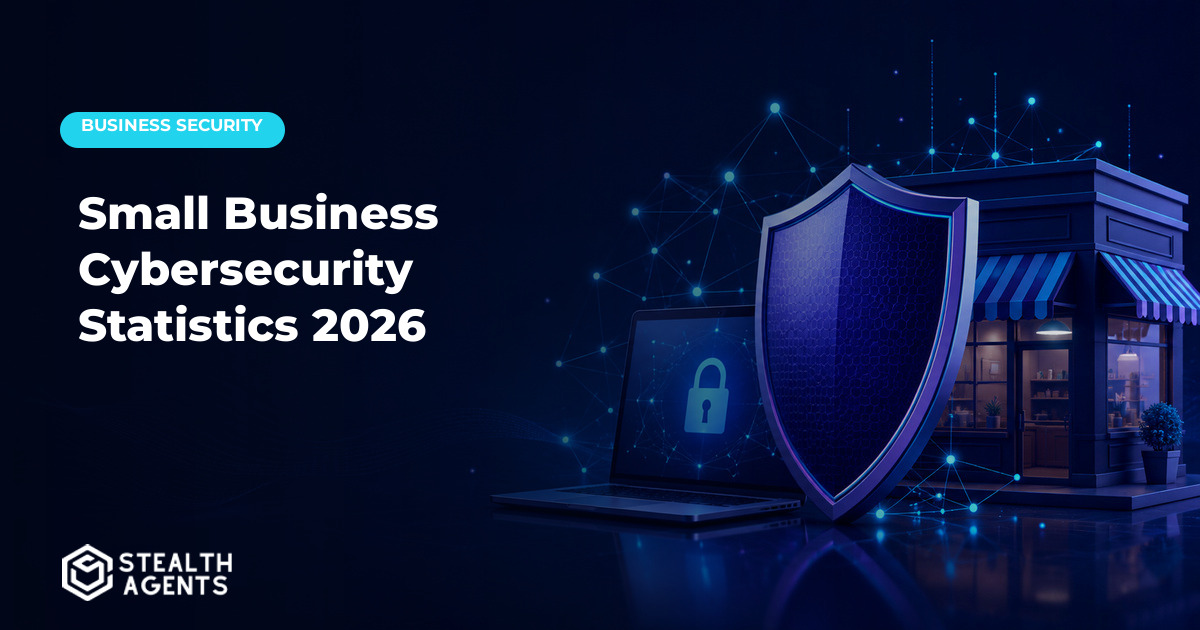 Small business laptop with security alerts and control checklist
