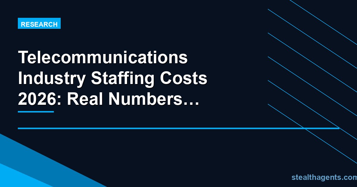 Telecommunications Industry Staffing Costs 2026: Real Numbers on Salaries, Turnover, and Outsourcing