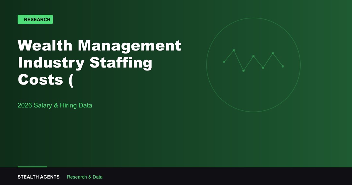 Wealth Management Industry Staffing Costs (2026)