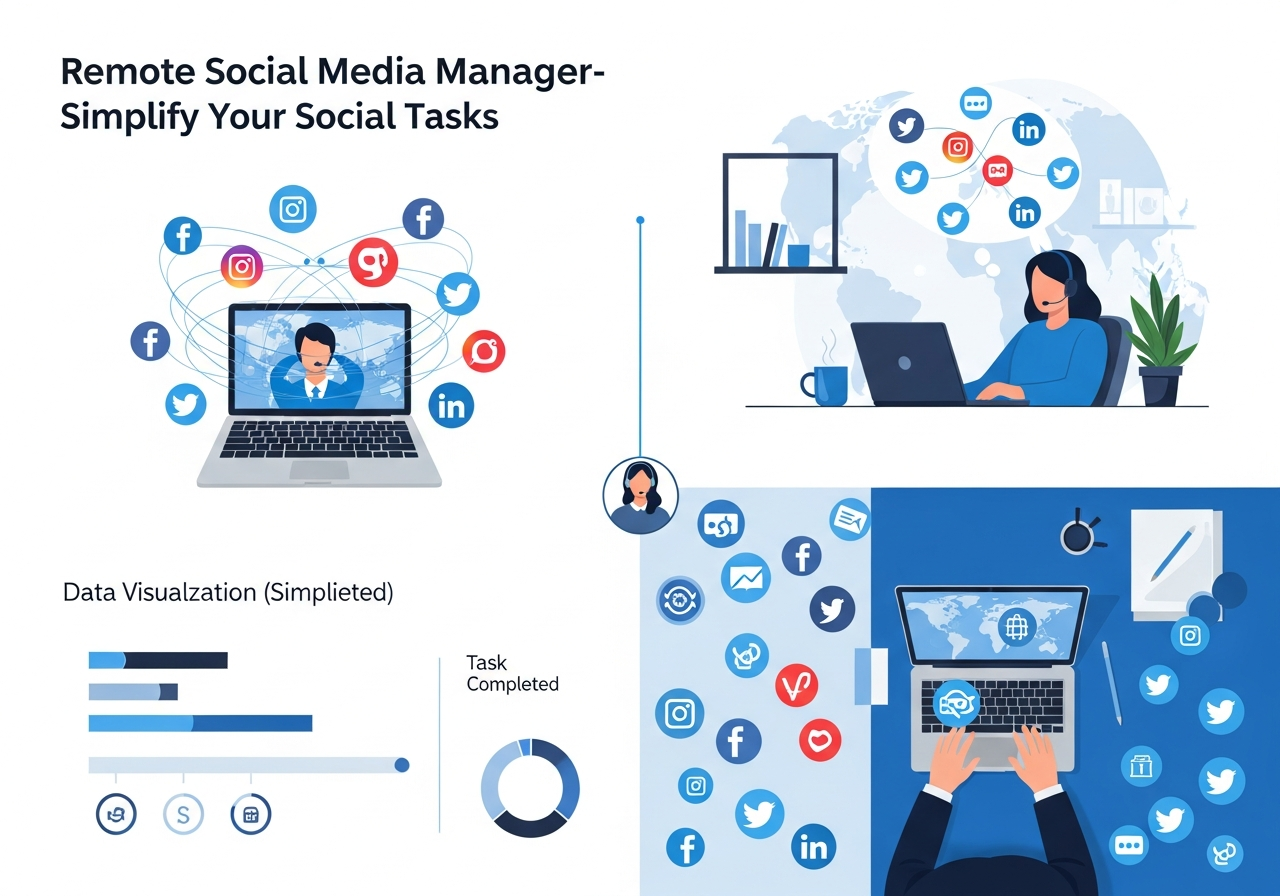 remote social media assistant