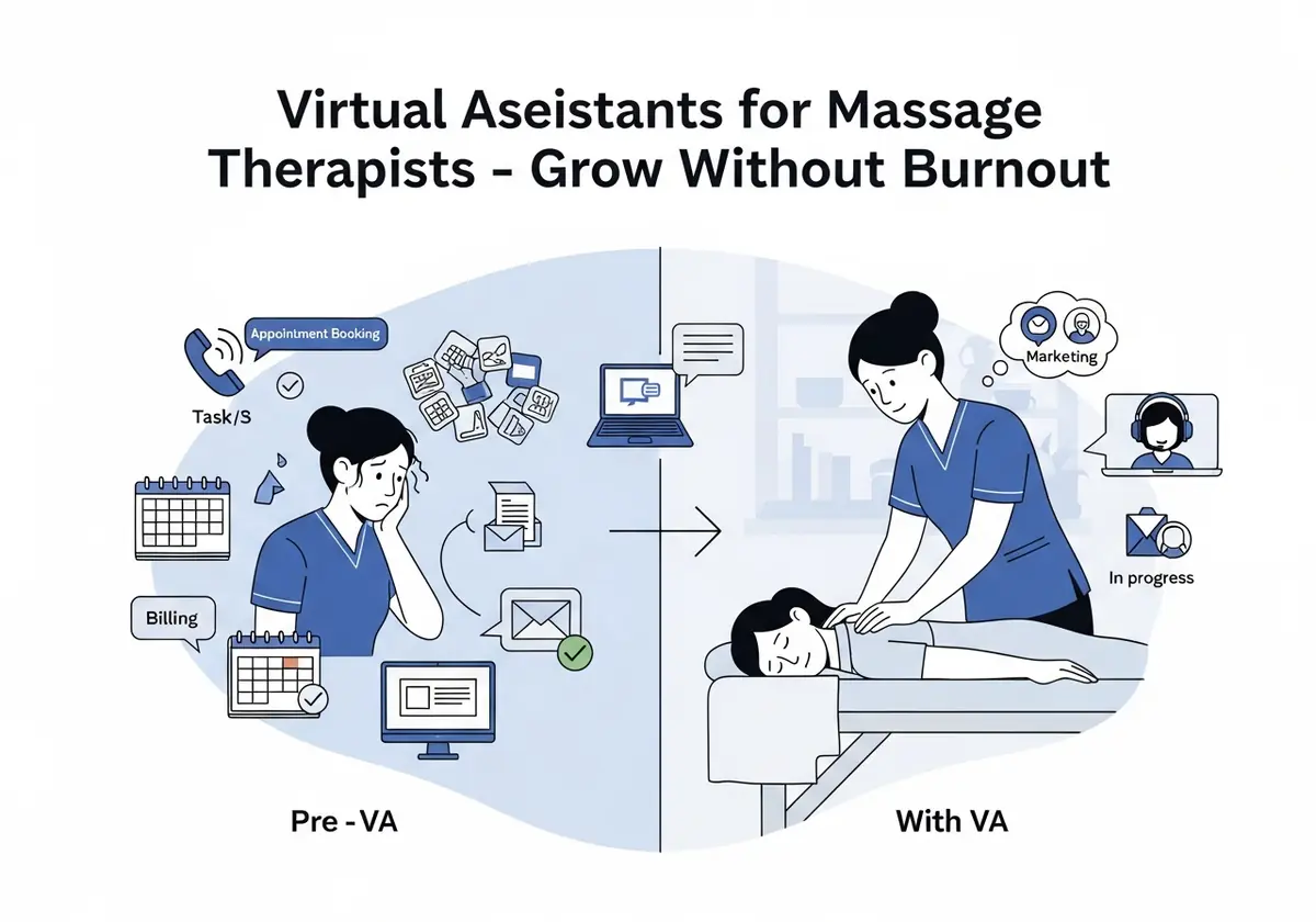 virtual assistant for massage therapy practice