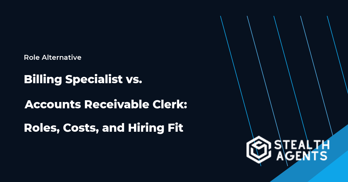 Billing Specialist vs. Accounts Receivable Clerk role comparison