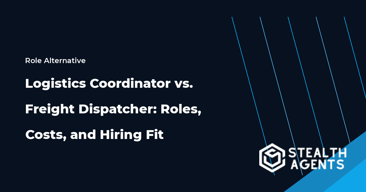 Logistics Coordinator vs. Freight Dispatcher role comparison