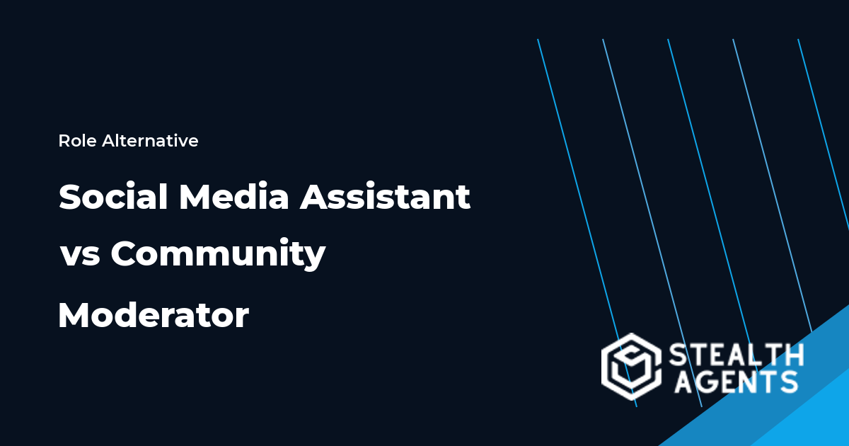 Social Media Assistant vs Community Moderator role comparison
