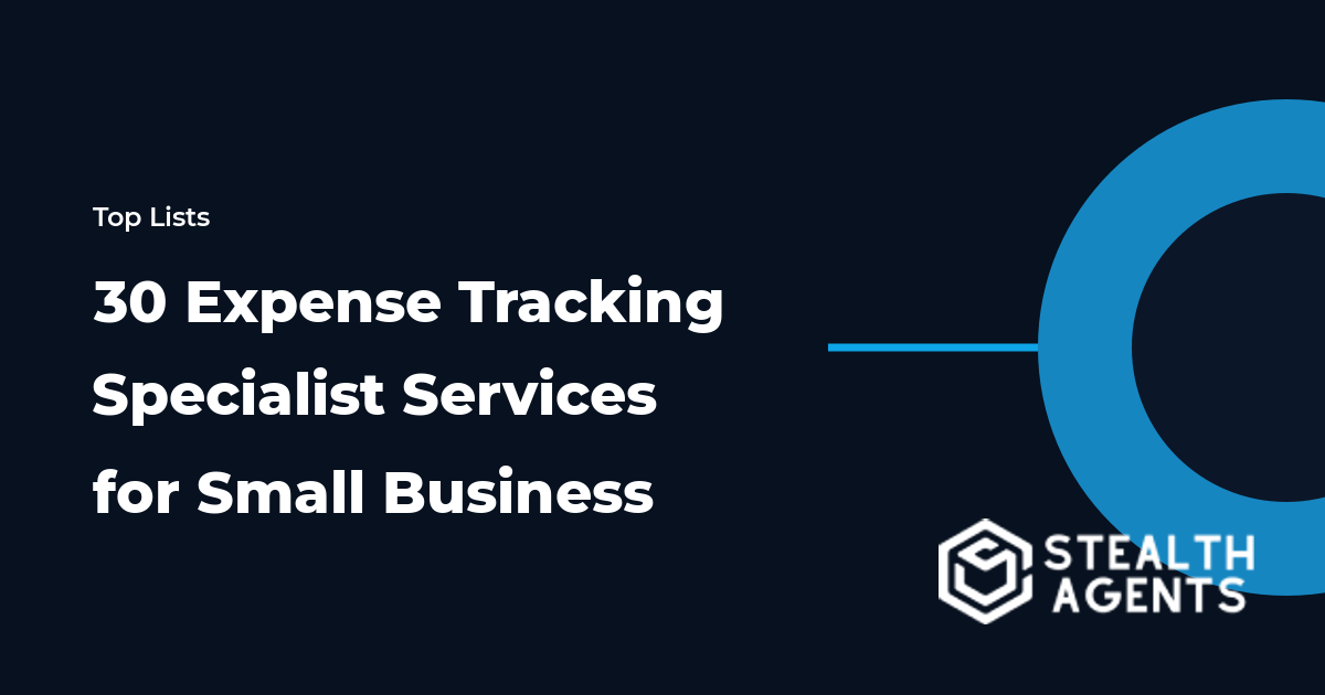 30 Expense Tracking Specialist Services for Small Business
