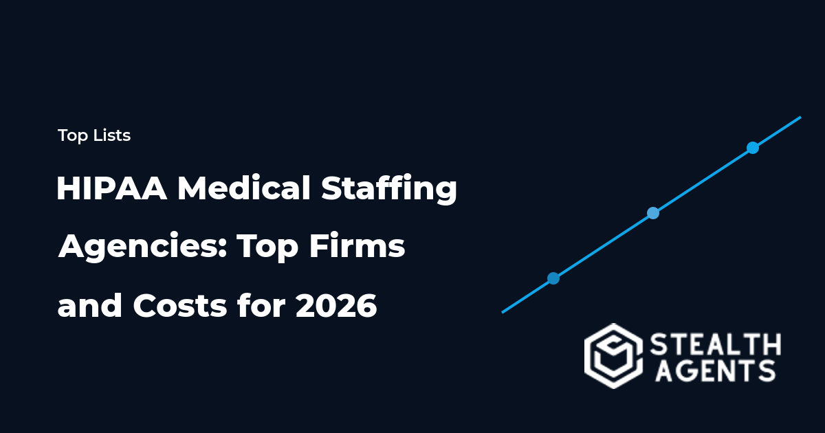 HIPAA Medical Staffing Agencies: Top Firms and Costs for 2026
