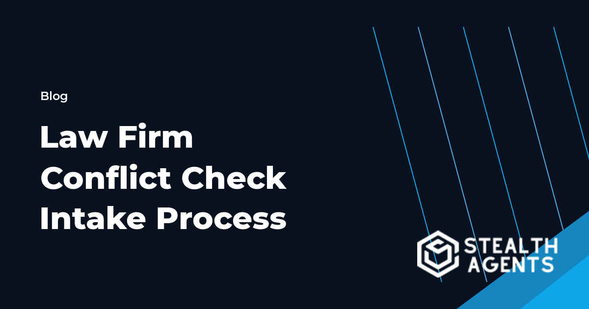 Law Firm Conflict Check Intake Process workflow guide