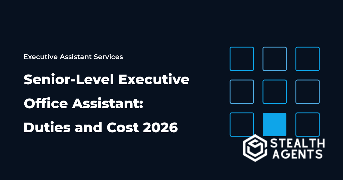 Senior-Level Executive Office Assistant: Duties and Cost 2026