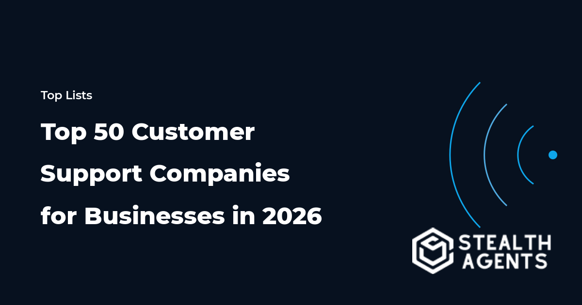 Top 50 Customer Support Companies for Businesses in 2026