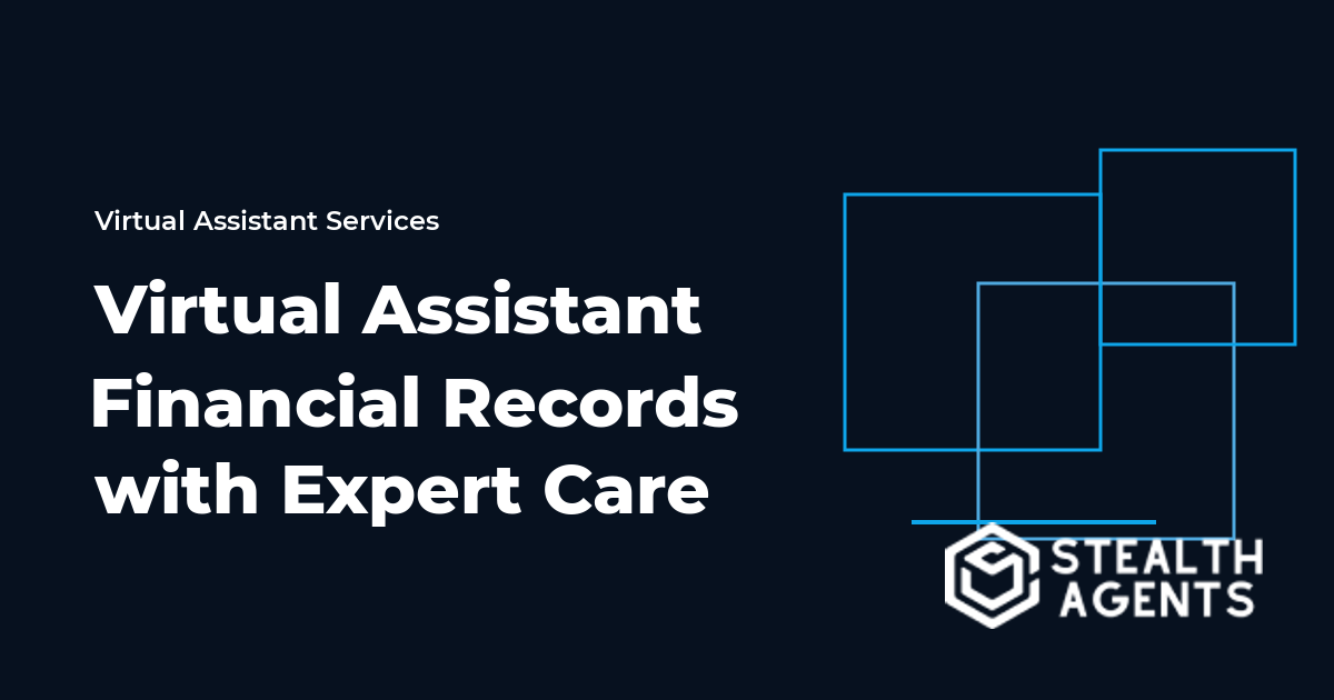 Virtual Assistant Financial Records with Expert Care