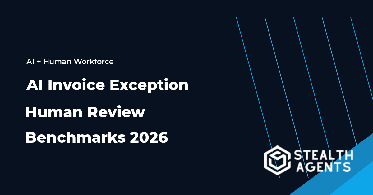 AI invoice exception human review benchmarks for 2026