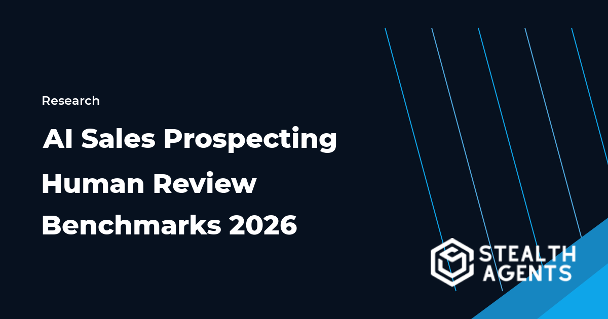 Sales researcher checking AI-generated prospect records and outreach drafts