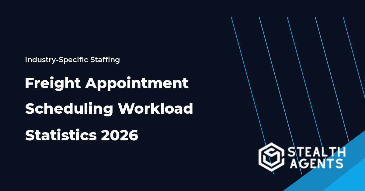 Freight appointment scheduling workload statistics for 2026